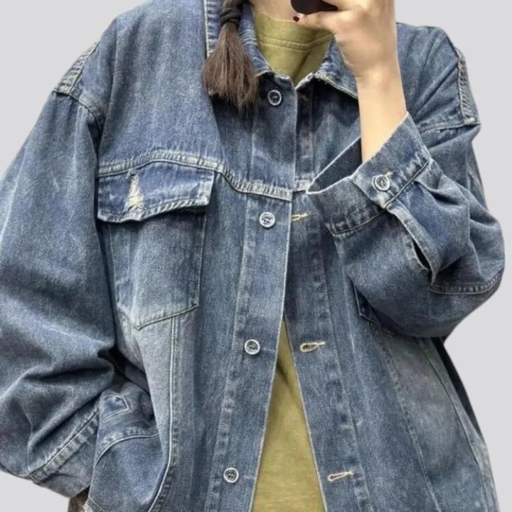 Embrace comfort with oversized chore jacket