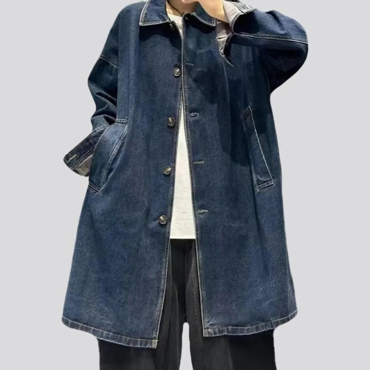 Fashion vintage denim coat
 for women