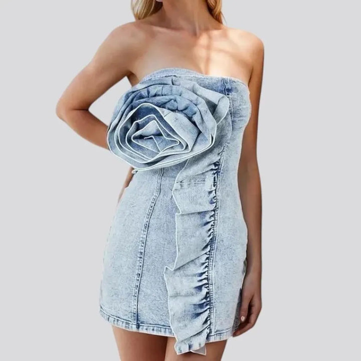 Y2k fashion mini acid jeans dress