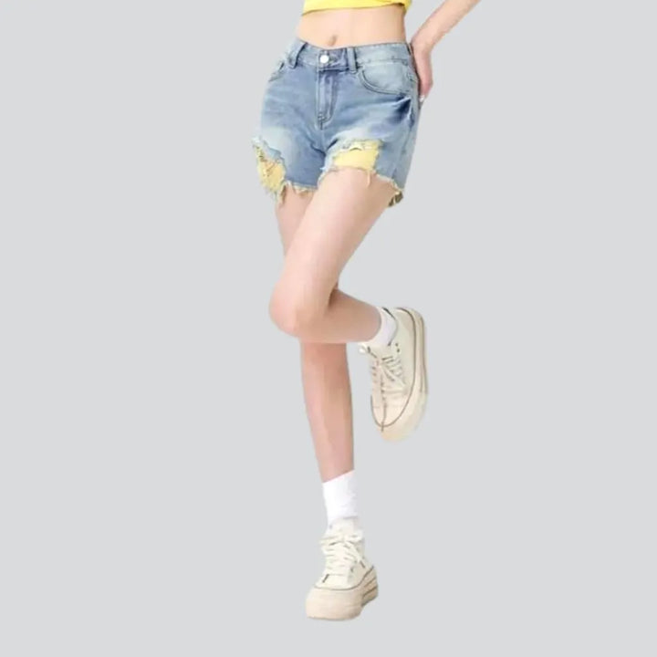 Vintage y2k denim shorts
 for women