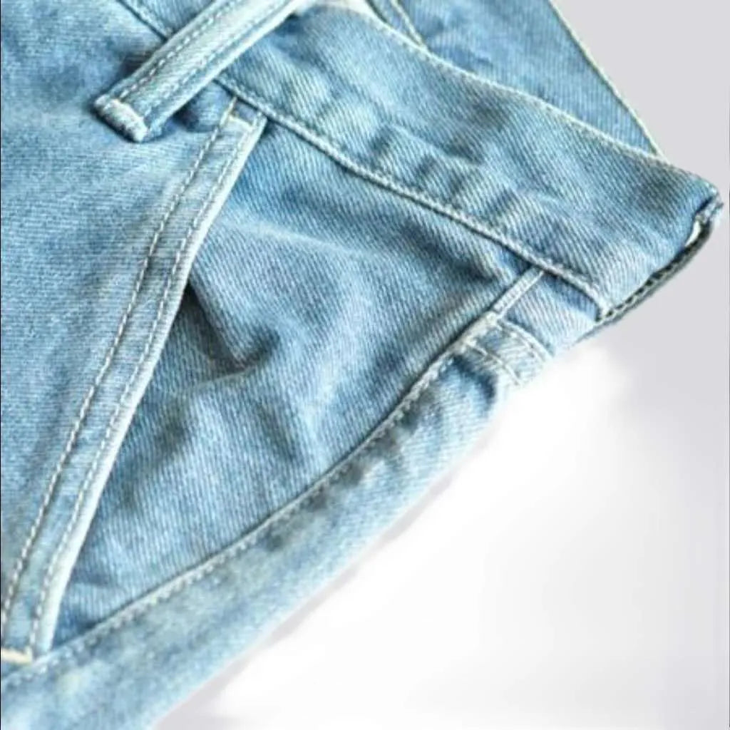 Selvedge men's jeans shorts