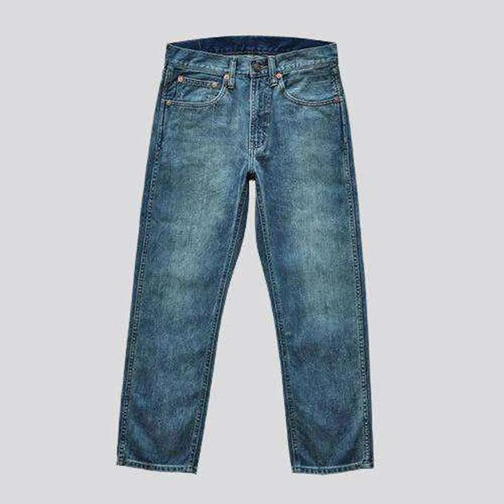 Sanded 10oz men's self-edge jeans