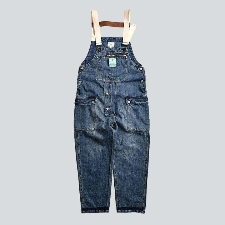 Fashion men's denim overall