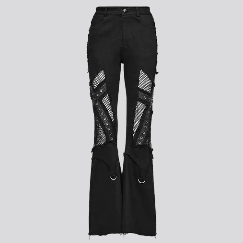 Bootcut gothic jeans
 for ladies