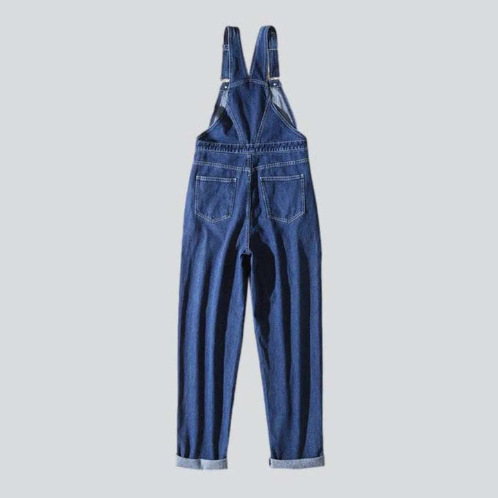 90s style men's denim dungaree