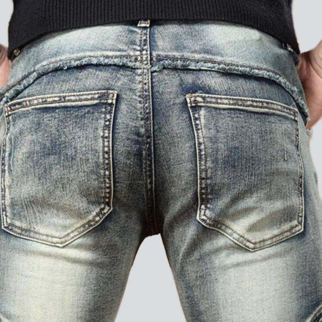 Front flap pocket vintage jeans