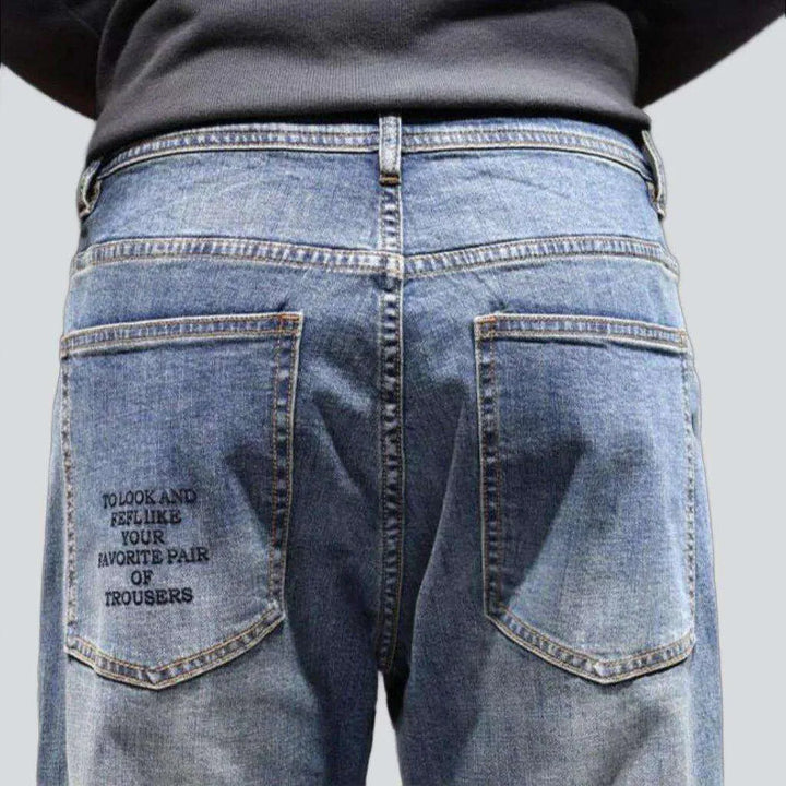 Streetwear baggy jeans for men