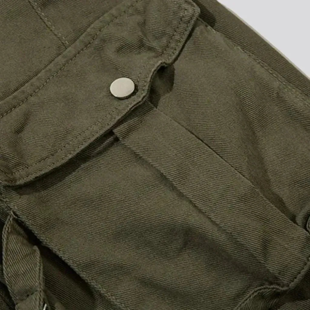 Baggy women's khaki jeans