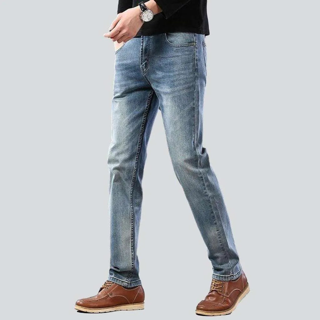 Blue casual jeans for men