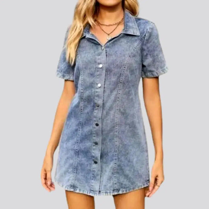 Fashion acid mini jean dress | Jeans4you.shop