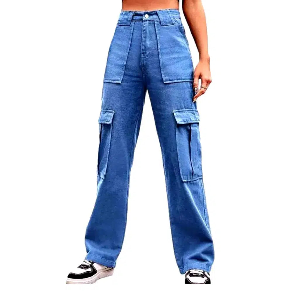 Fashion loose denim pants
 for women