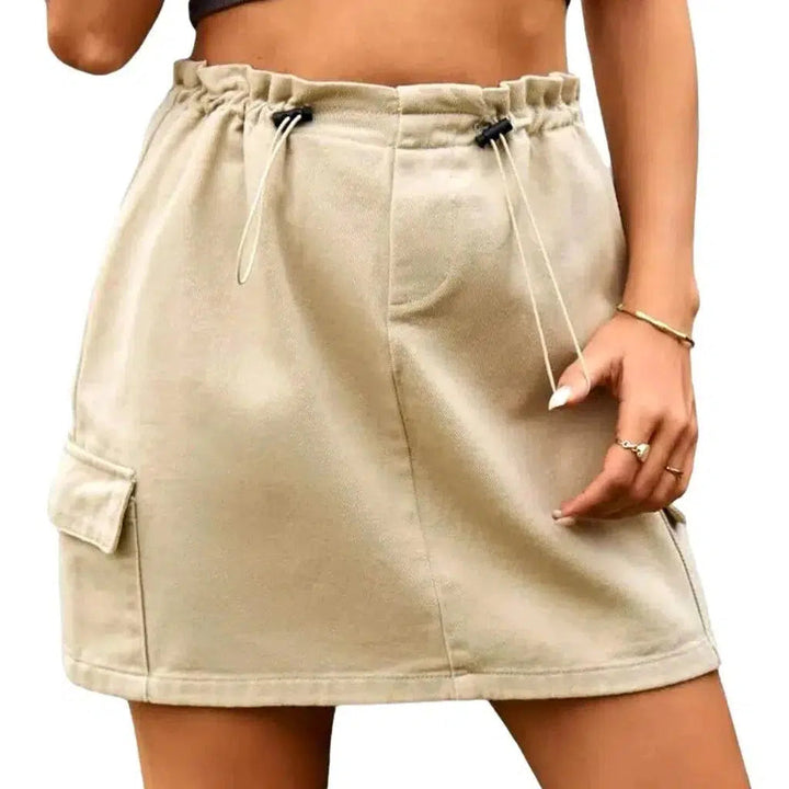 Fashion mini women's jeans skirt