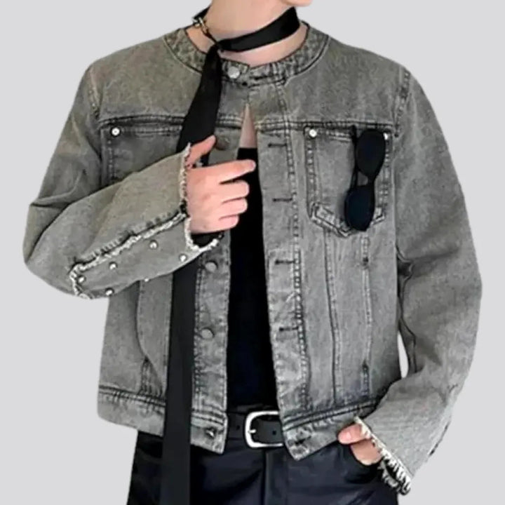 Fashionable Grunge Men's Denim Jacket | Jeans4you.shop