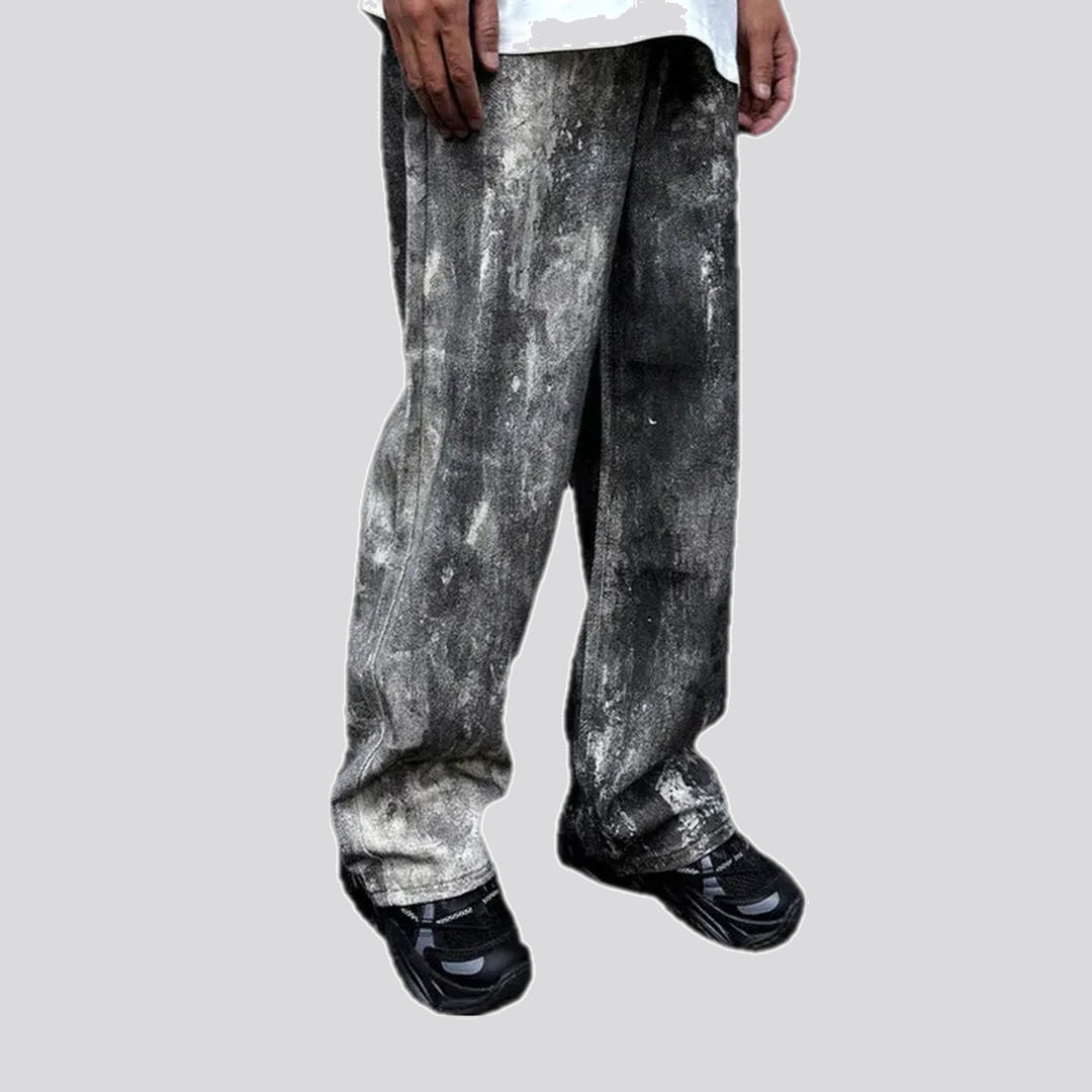 Fashionable Painted Denim Pants for Men | Jeans4you.shop