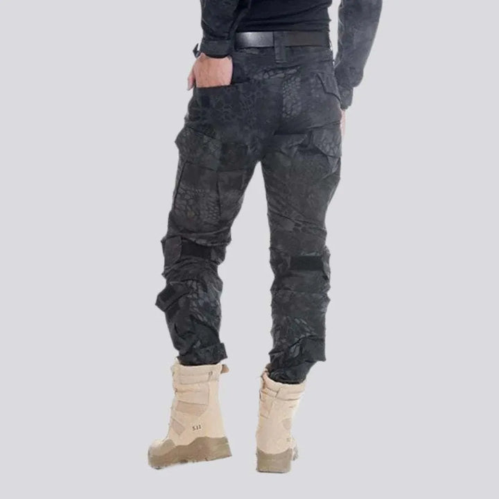 Cargo biker men's jean pants