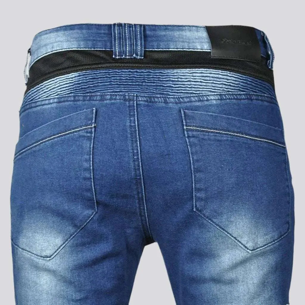 Biker slim jeans
 for men