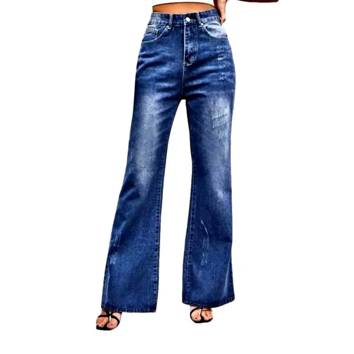 Flared street jeans
 for ladies