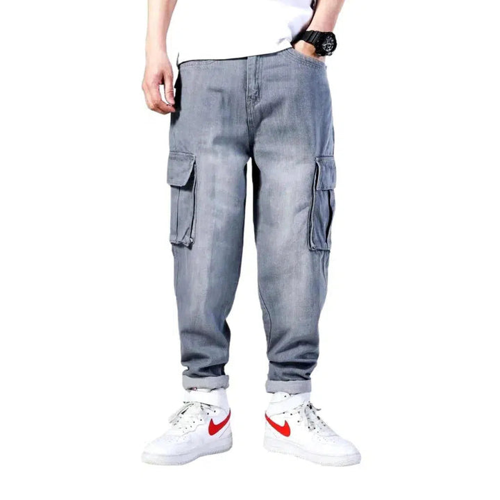 Grey-cast men's jeans