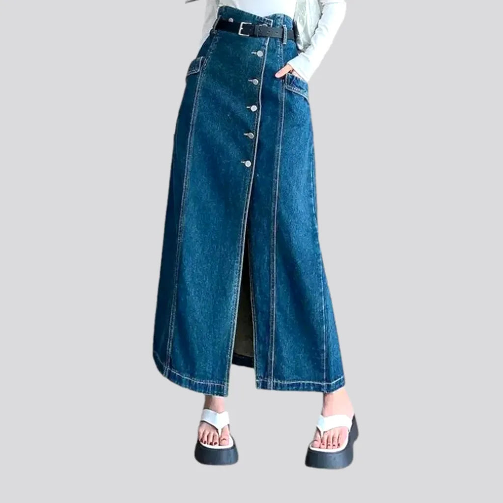 High Rise Stylish Denim Skirt | Jeans4you.shop