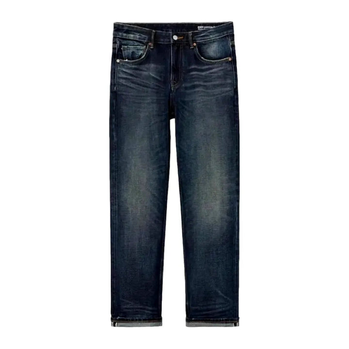 High-waist 16oz selvedge jeans for men