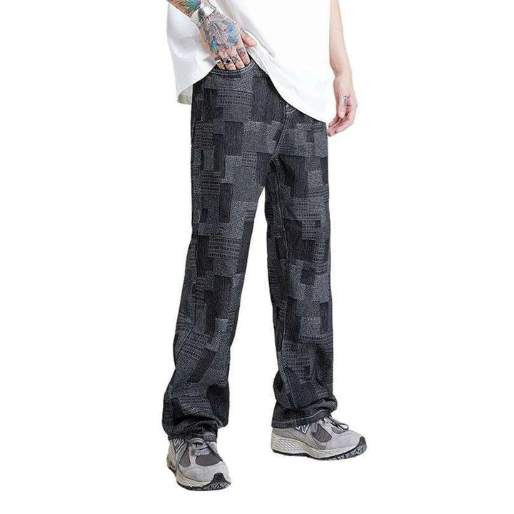 Hip-hop men's baggy jeans