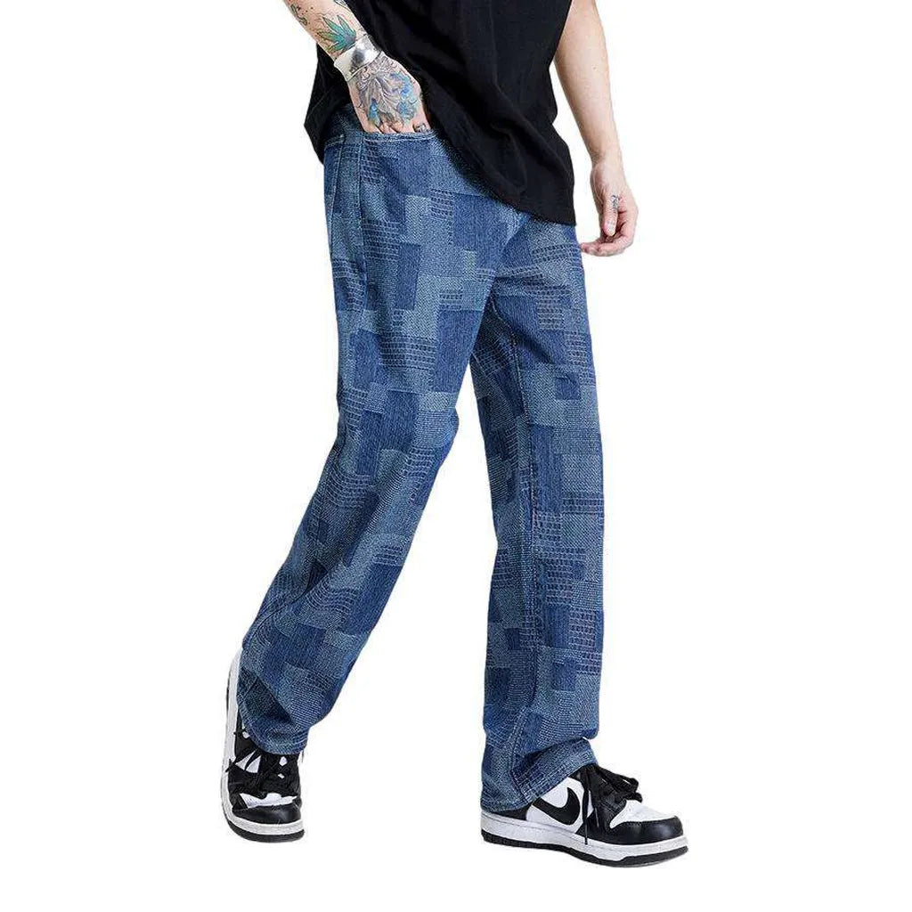 Hip-hop men's baggy jeans