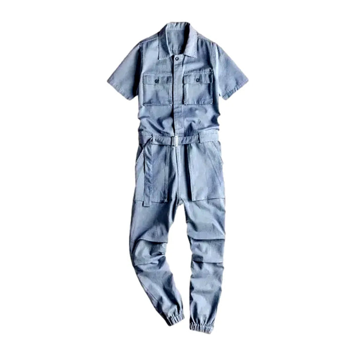 Jean Jumper Overall for Men - Grey