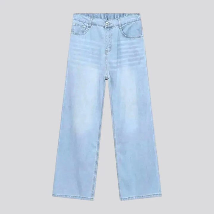 Light Wash Baggy Fit Men's Jeans | Jeans4you.shop