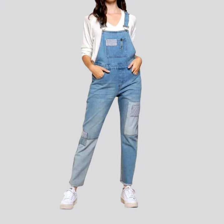 Light-wash denim overall for women | Jeans4you.shop