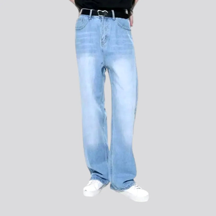 Light Wash Mid Rise Men's Jeans | Jeans4you.shop