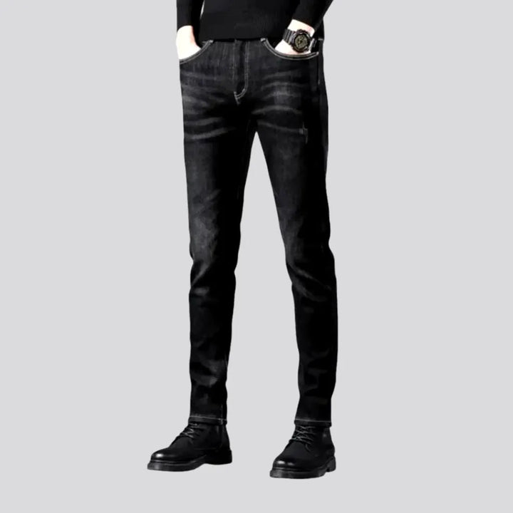 Lined Slim-fit Men's Jeans | Jeans4you.shop