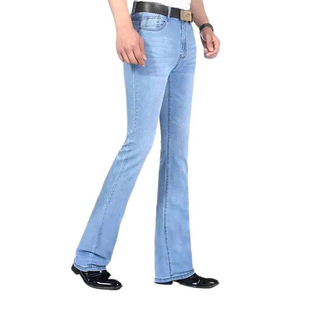 Low-waist bootcut jeans
 for men