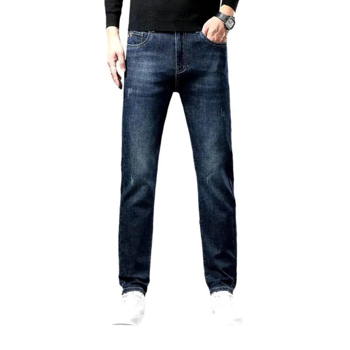 Men's furrowed jeans