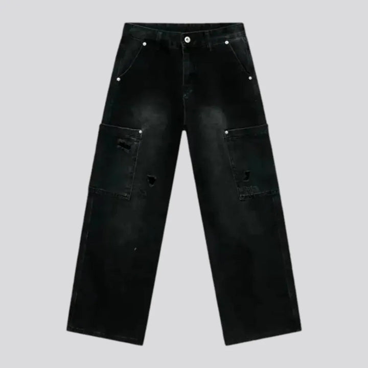 Mid Rise Grunge Street Style Men's Jeans | Jeans4you.shop