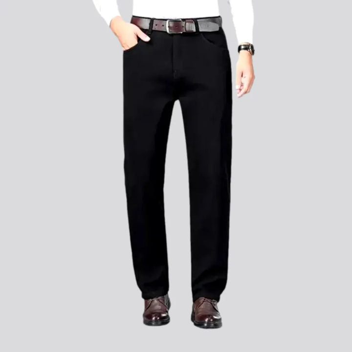 Monochrome Straight Fit High Rise Men's Jeans | Jeans4you.shop