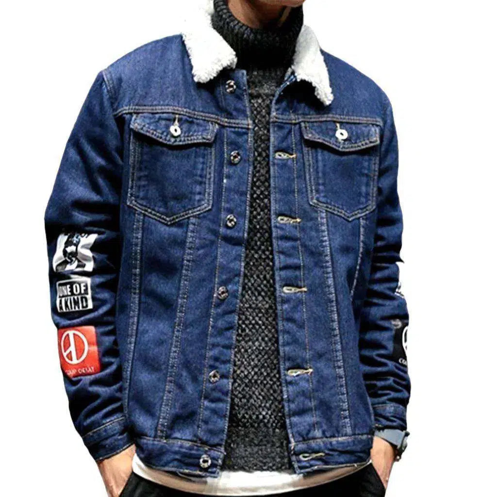 Number 8 trucker denim jacket
 for men