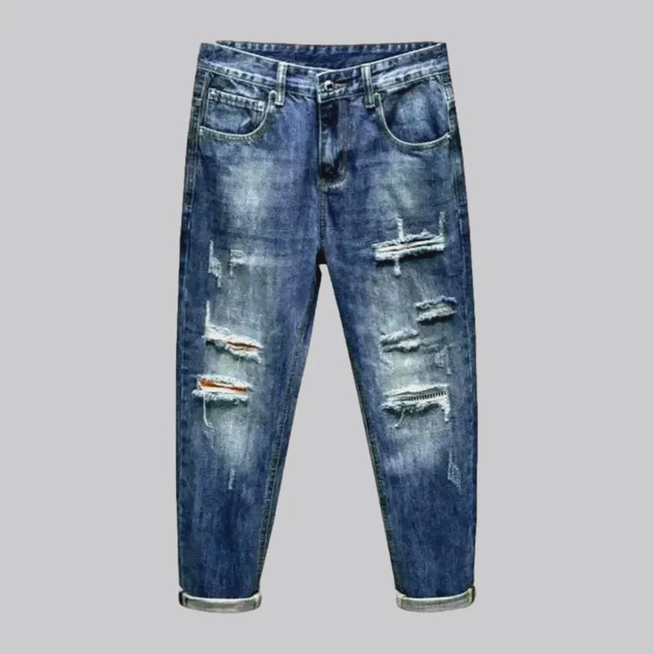 Distressed sanded jeans for men | Jeans4you.shop