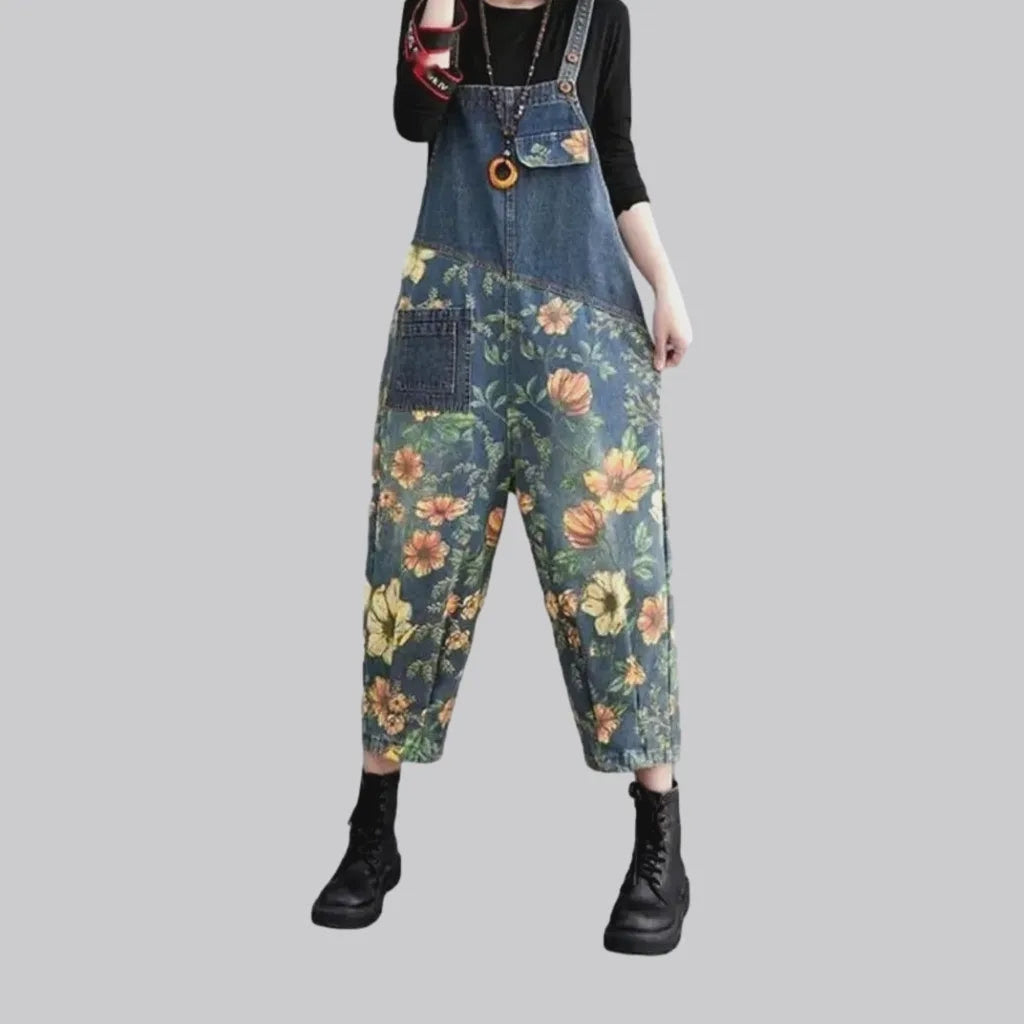 Baggy denim overall for women | Jeans4you.shop