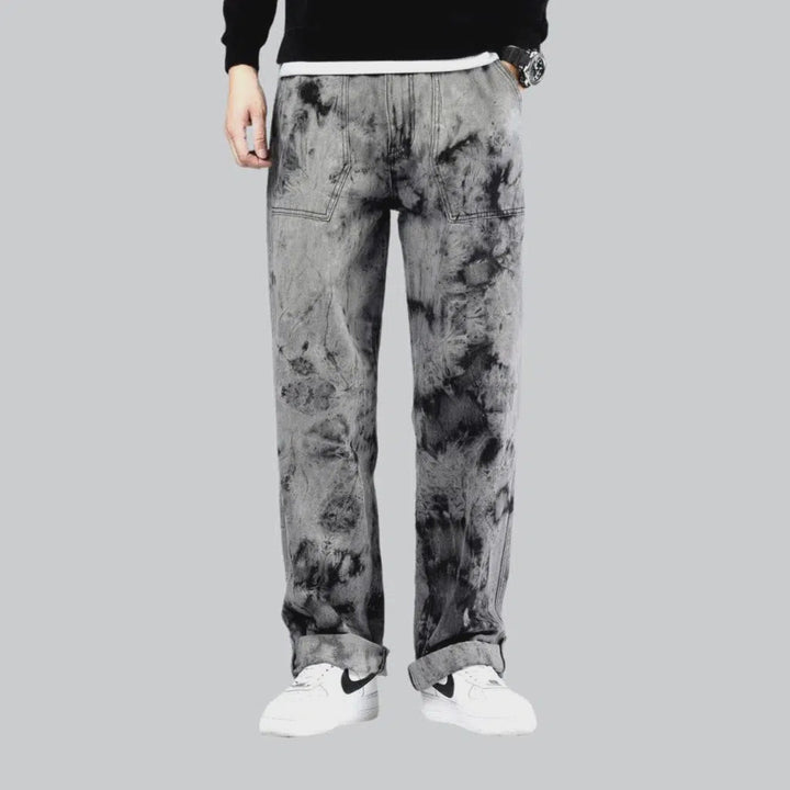 Street tie-dyed jeans
 for men | Jeans4you.shop