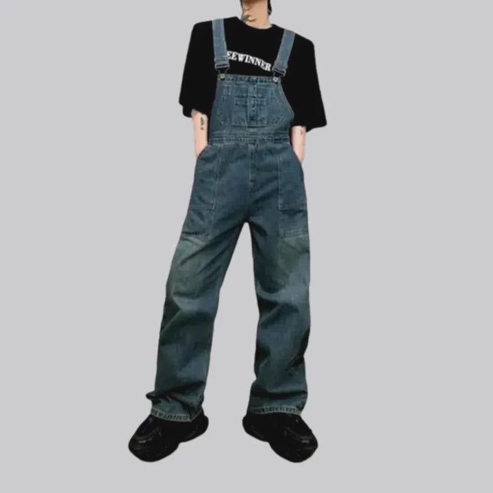 Sanded men's denim jumpsuit | Jeans4you.shop