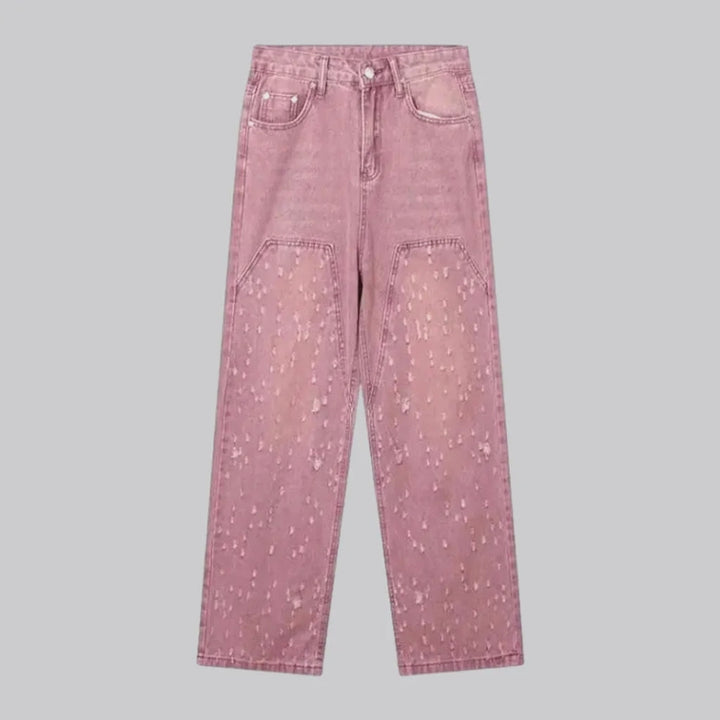 Baggy pink jeans
 for ladies | Jeans4you.shop