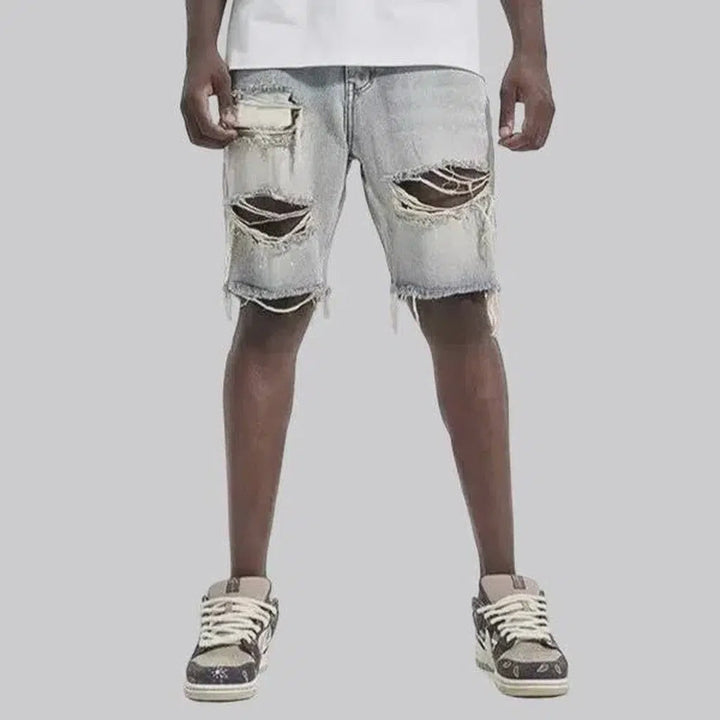 Baggy mid-waist jeans shorts
 for men | Jeans4you.shop