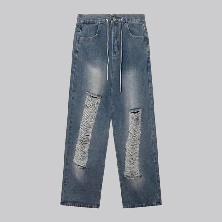 Medium-wash distressed jeans
 for men | Jeans4you.shop