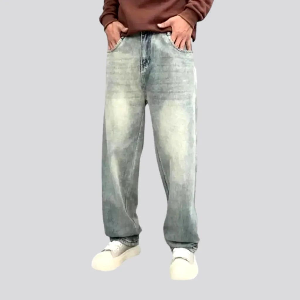 Retro Mid Rise Baggy Men's Jeans | Jeans4you.shop