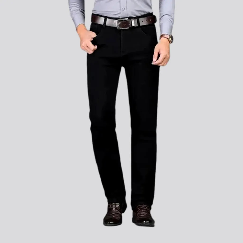 Slim Fit Monochrome Stretchable Jeans for Men | Jeans4you.shop