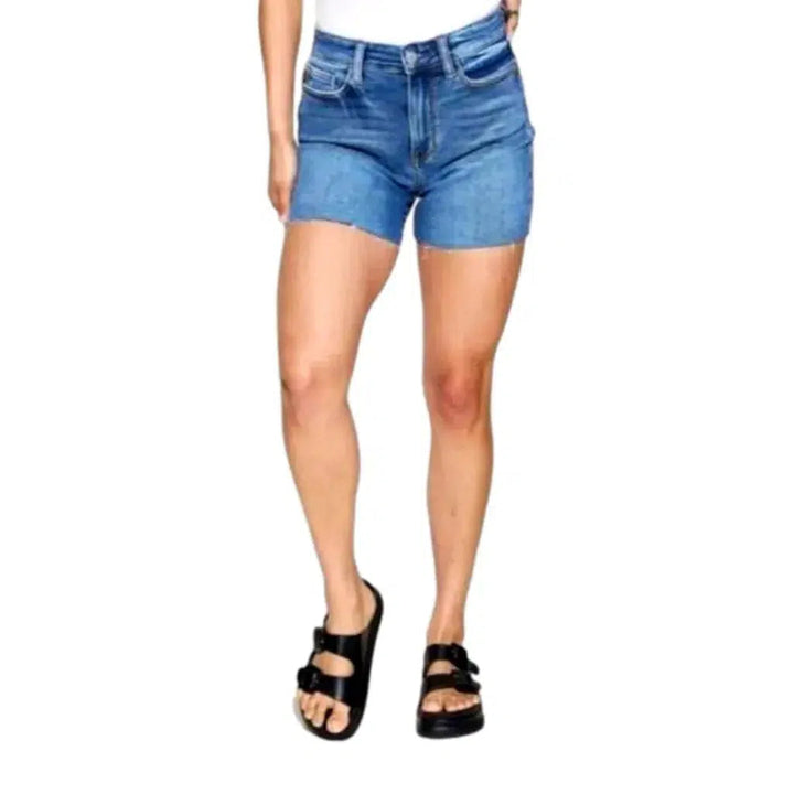 Slim women's jeans shorts