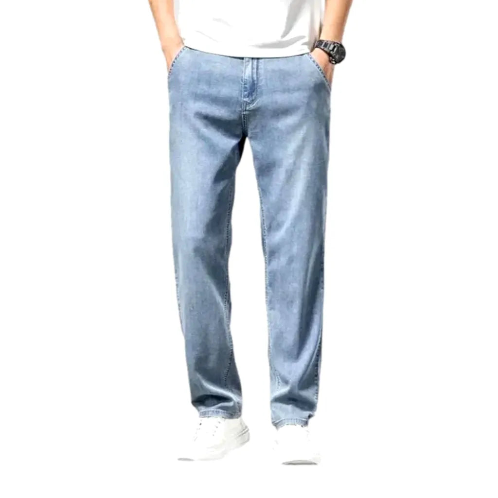 Straight men's stretch jeans