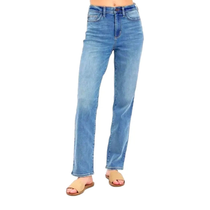 Straight women's ground jeans