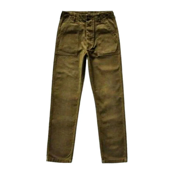 Street military men's jeans pants