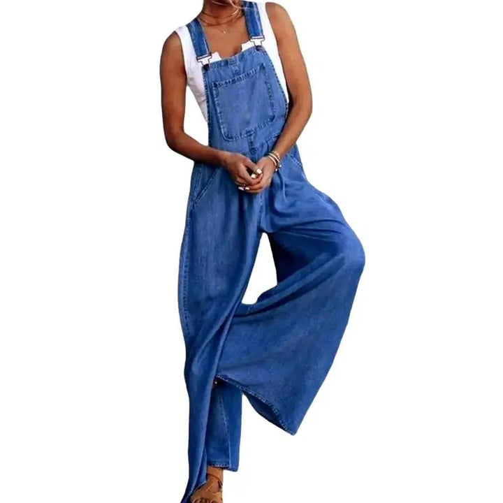 Street Style Women's Jeans Dungaree - Blue